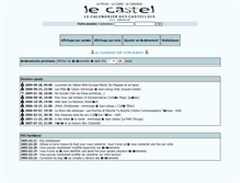 Tablet Screenshot of lecalendrier.lecastel.org